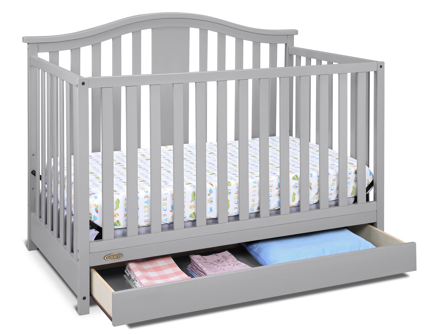 solano crib with drawer