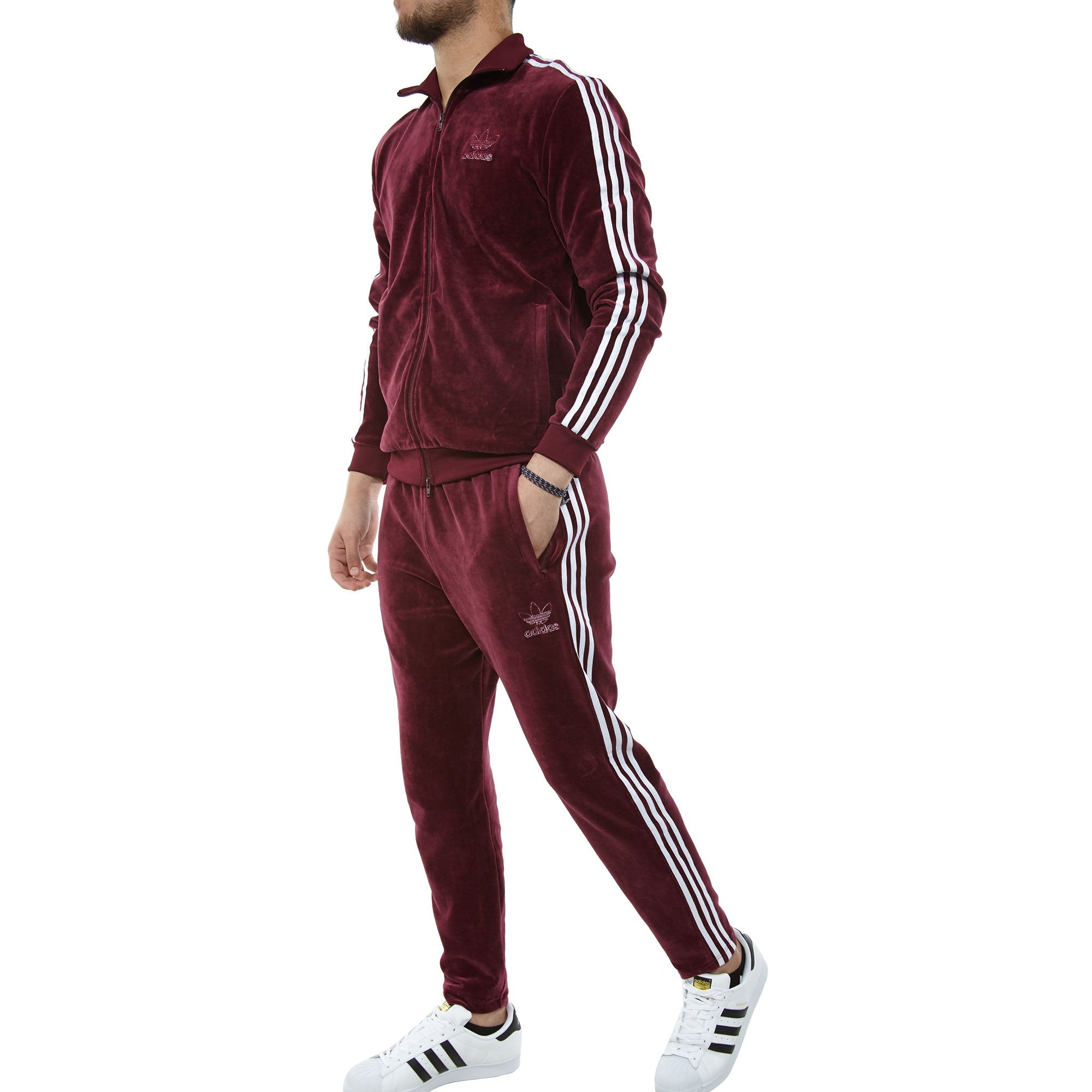 womens velour tracksuit adidas