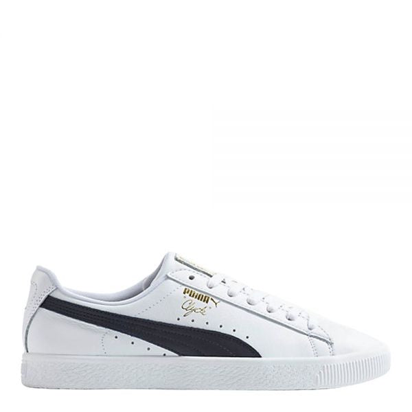 puma clyde core foil white