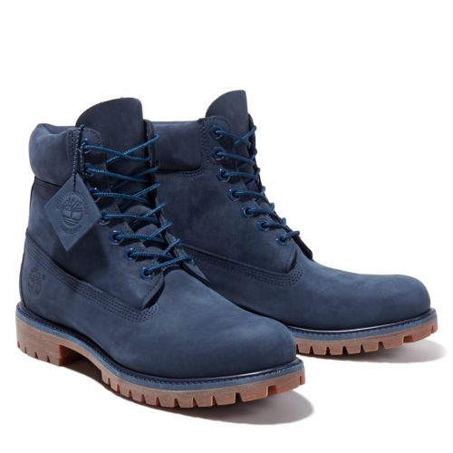 Timberland 6 IN PREMIUM BOOT Men's - BLUE BLUE – Moesports