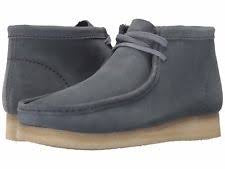 blue suede clarks wallabee