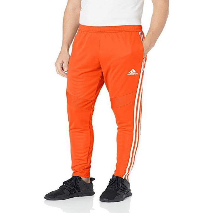 orange adidas joggers