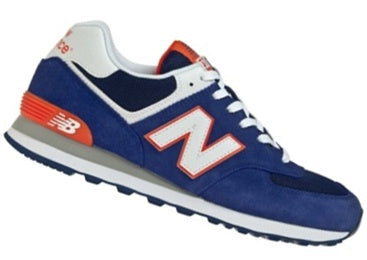 new balance 574 blue orange