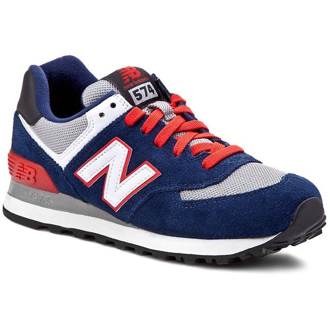 grey red and blue new balance