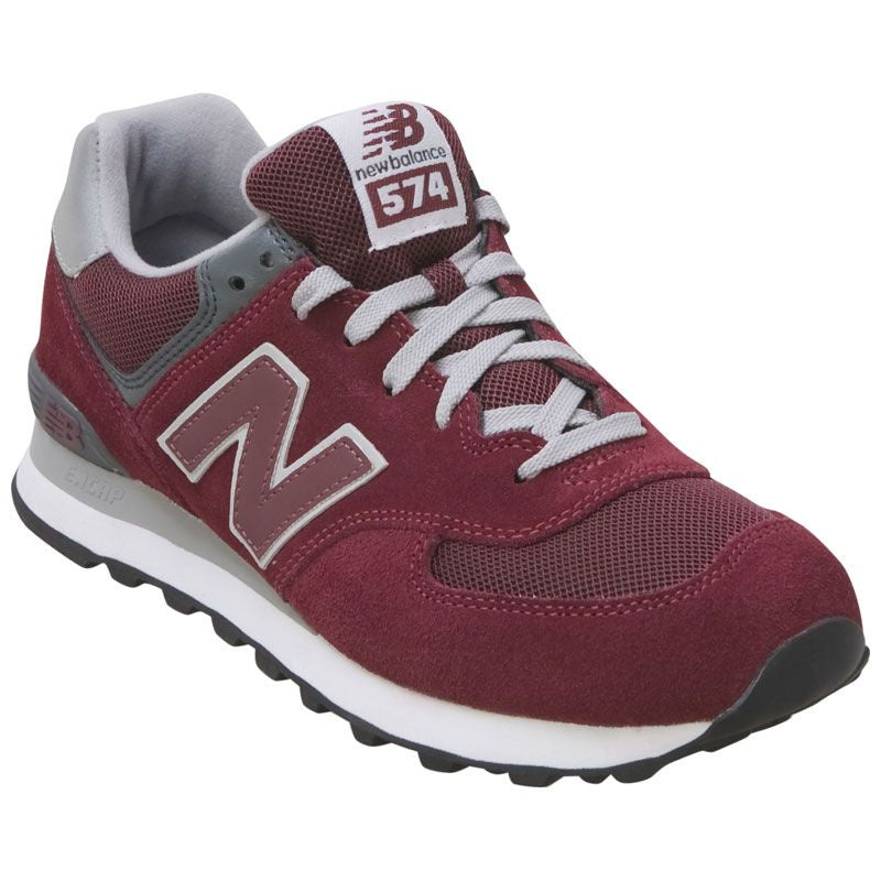 new balance 574 classic maroon