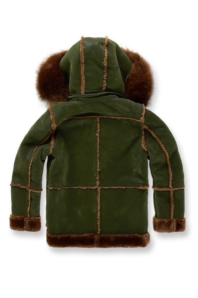 denali shearling jacket kids