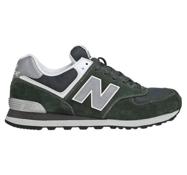 dark green new balance 574