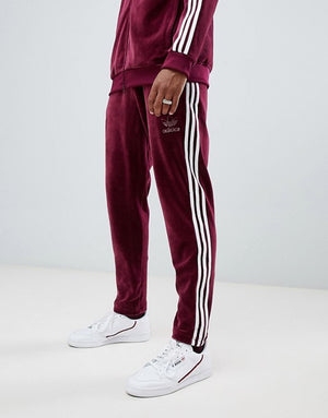 adidas beckenbauer velour tracksuit