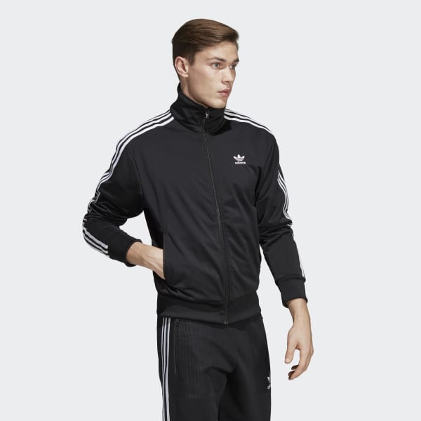 adidas tracksuit mens black and white