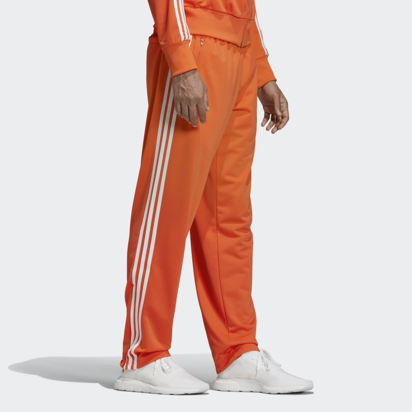 Pants and jeans adidas Firebird Track Pants Orange  Footshop