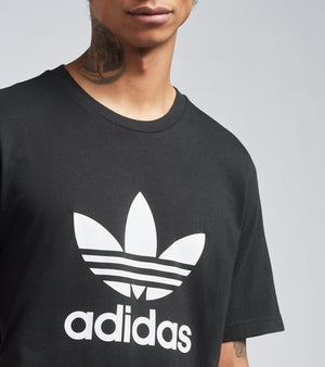 Adidas Original T-SHIRT TEE Men's BLACK WHITE –