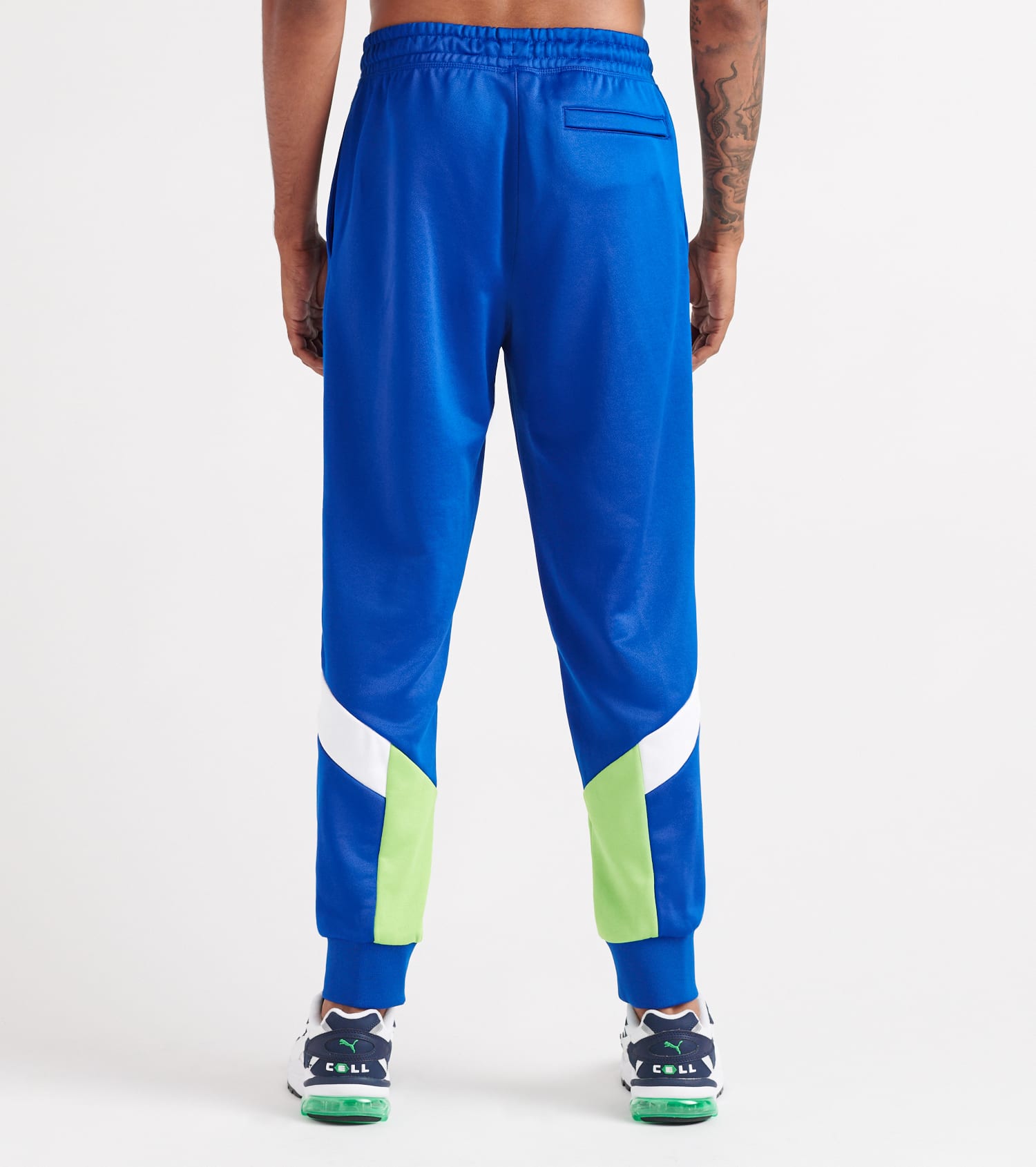 puma tracksuit mens blue