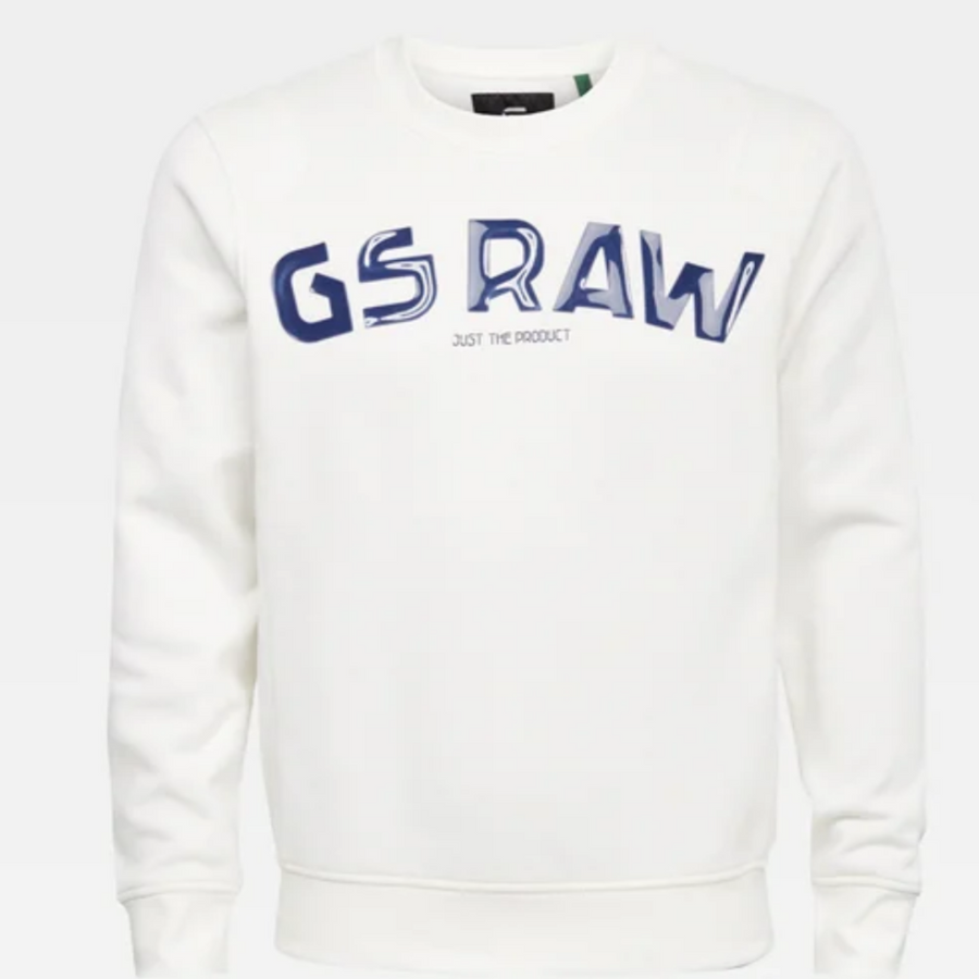 G Star Gsraw Gr R Sw L S Sweater Men S Milk Moesports