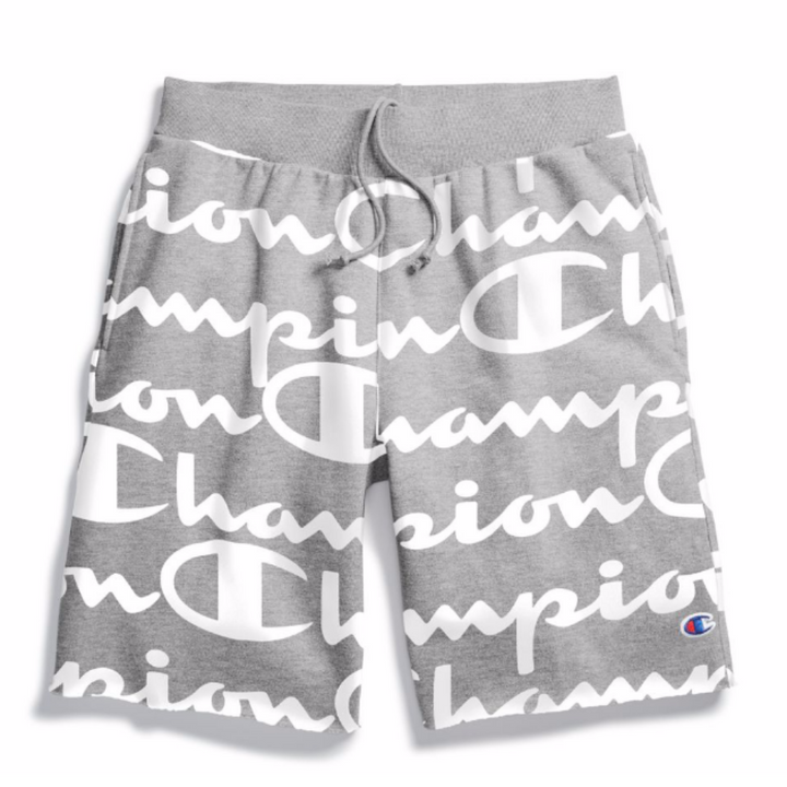 champion nautical big script shorts