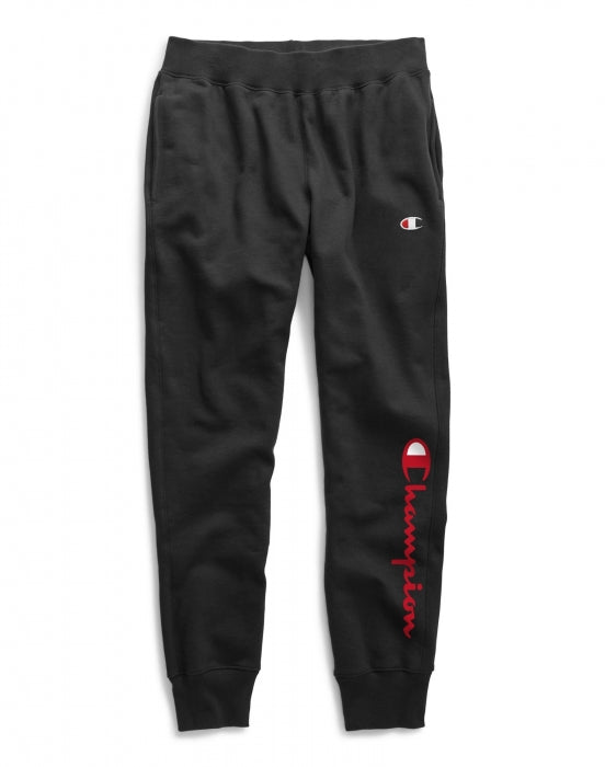 black champion joggers mens