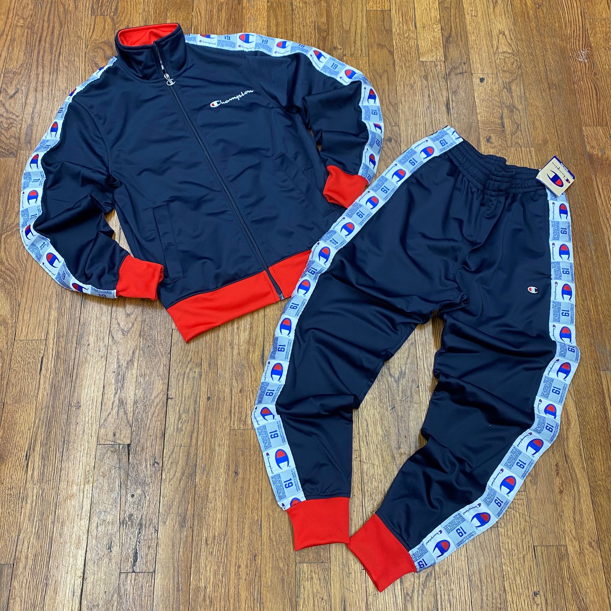 mens champion track suit