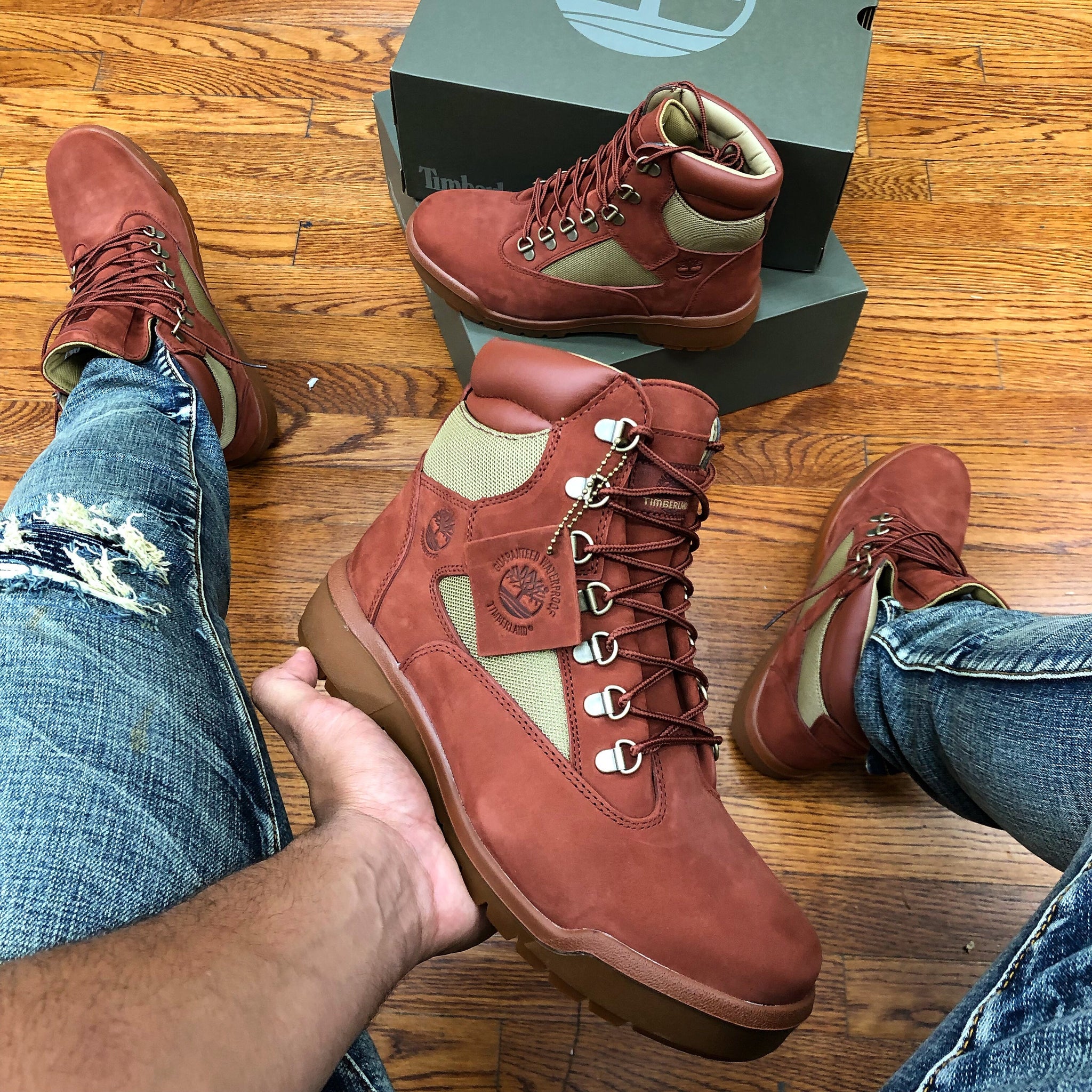 timberland 6 field boot