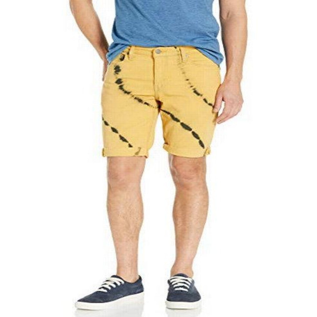 Levis Strauss & Co 511 SLIM JEANS SHORTS Men's -YELLOW BLACK – Moesports