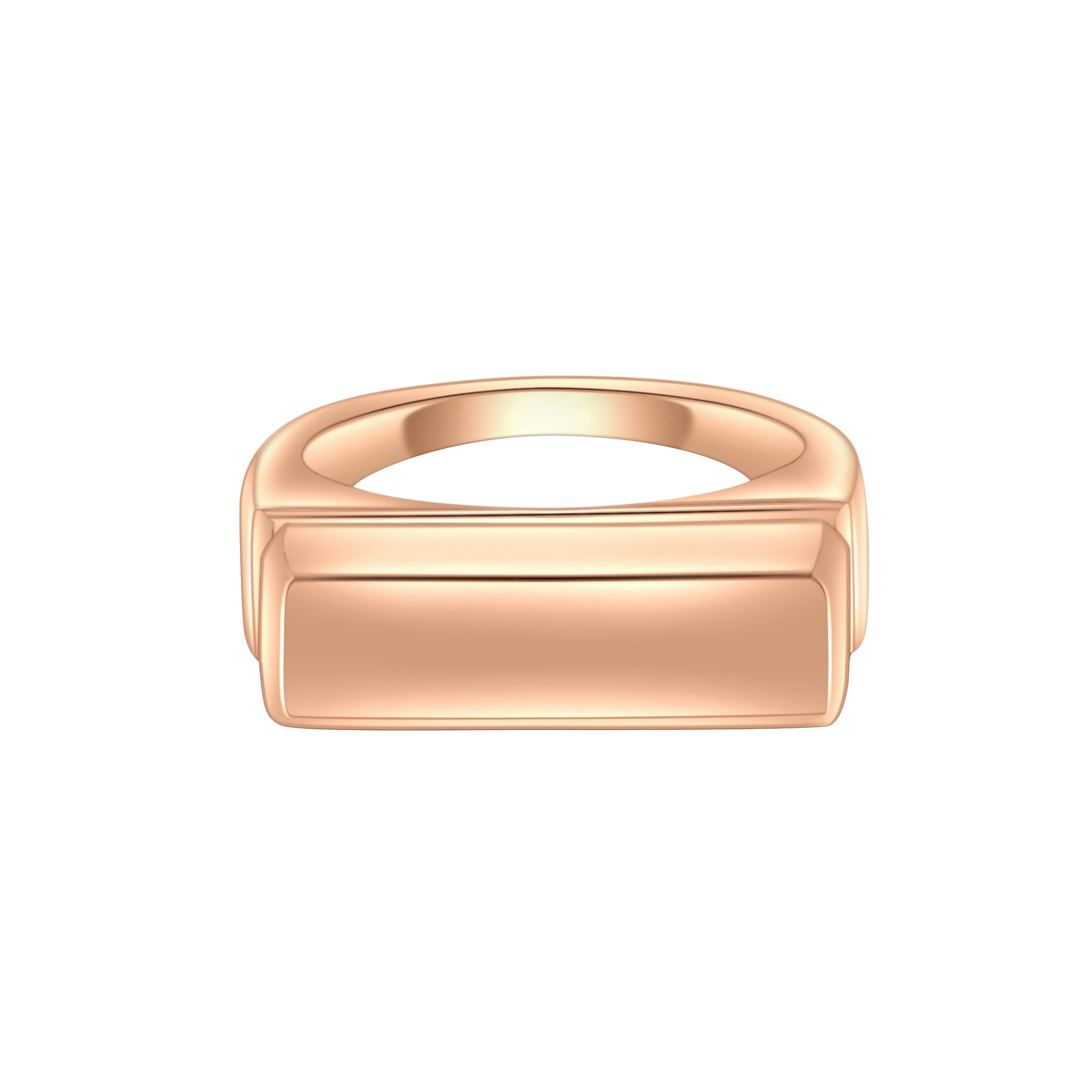Grace Rose Gold Bar Ring