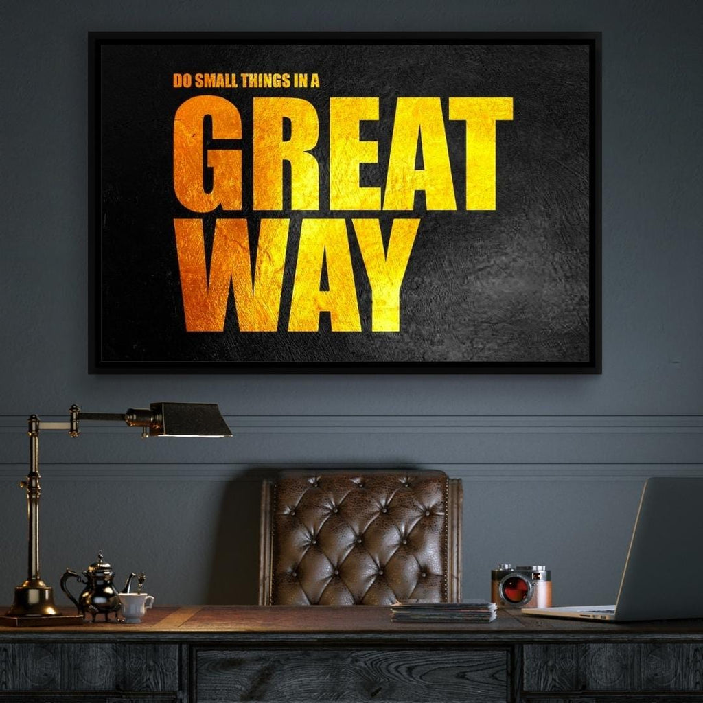 Do small things in a great way abconcepts