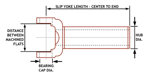 slip yoke diagram inside