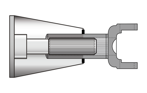 Transmission Output shaft Full Spline