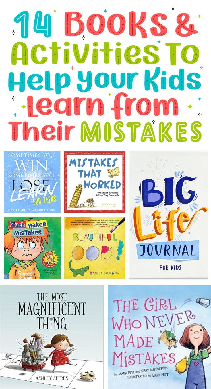 Books & Activities to Help Your Kids Learn From Their Mistakes