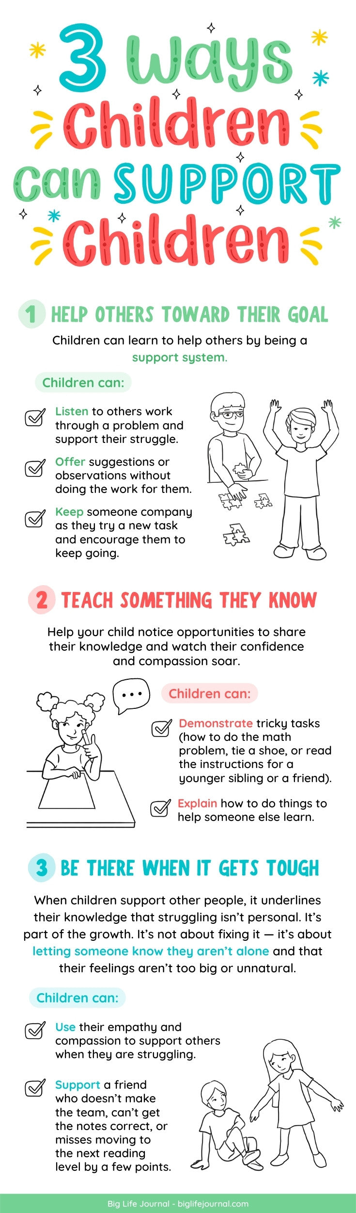 3 Ways Children Can Support Children