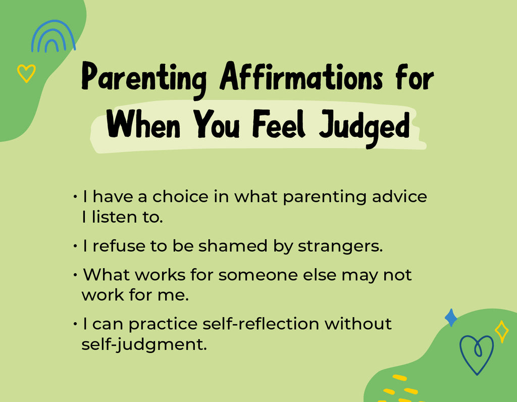 Parenting Affirmations When You Feel Judged