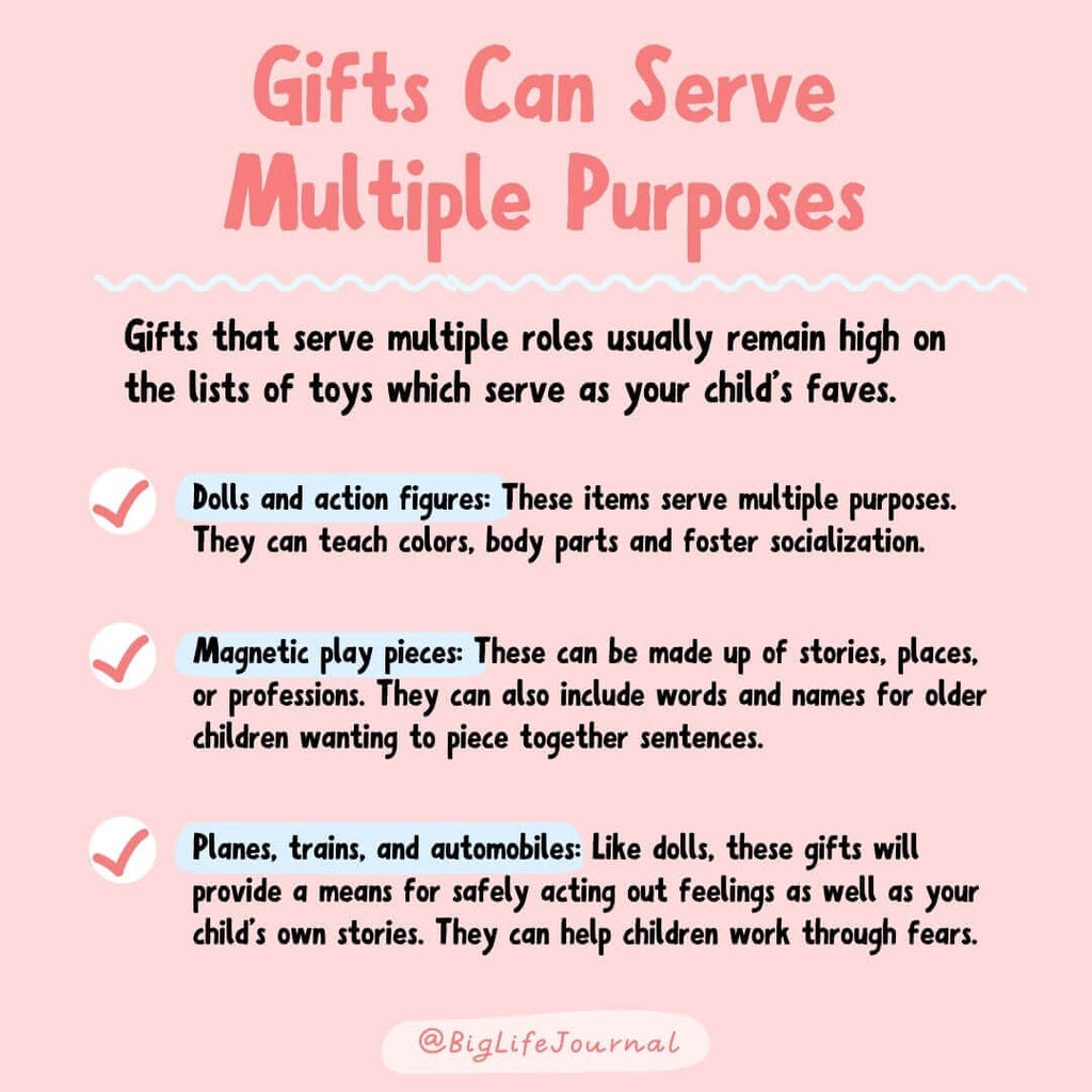 Gifts can serve multiple purposes