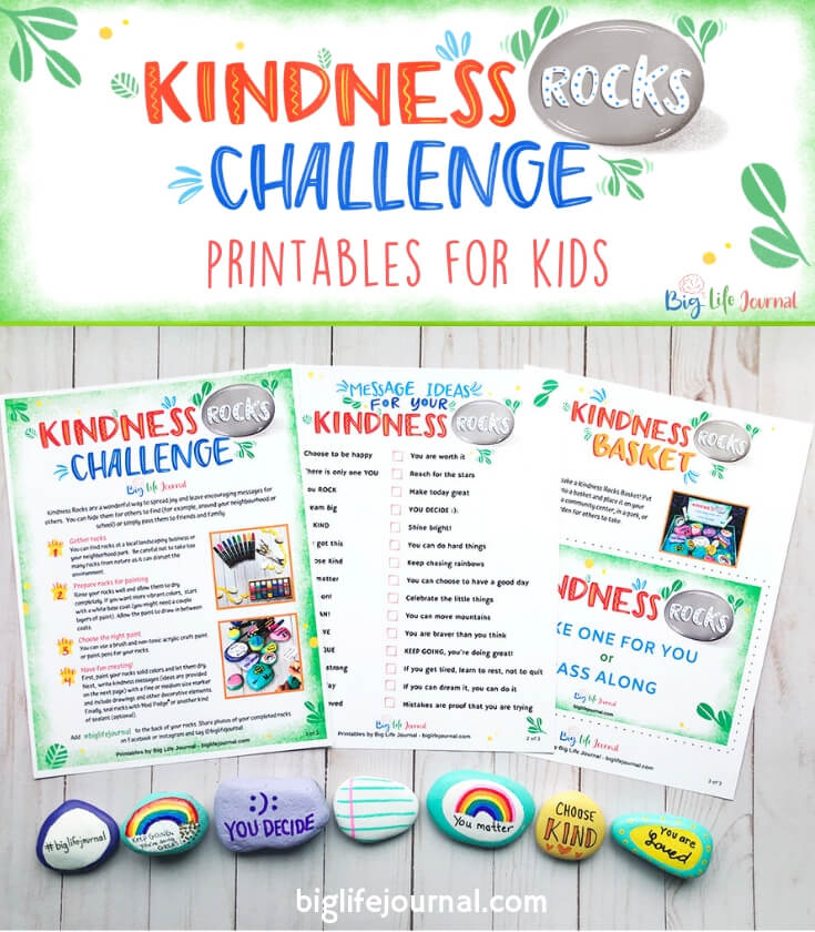 A Fun Kindness Activity for Children: Kindness Rocks Challenge – Big ...