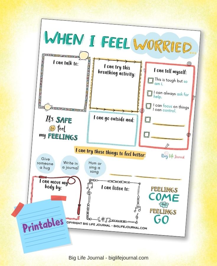 When I Feel Worried Poster (PDF)