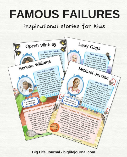 Famous Failures printable Kit (PDF) by Big Life Journal