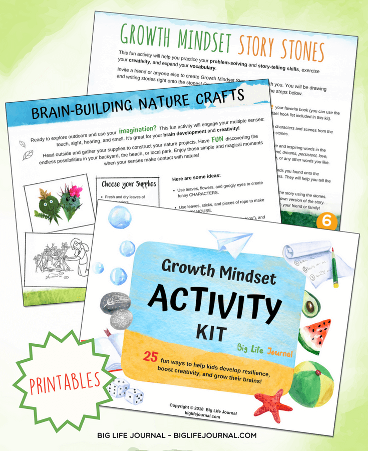 growth mindset activity kit classroom kids students