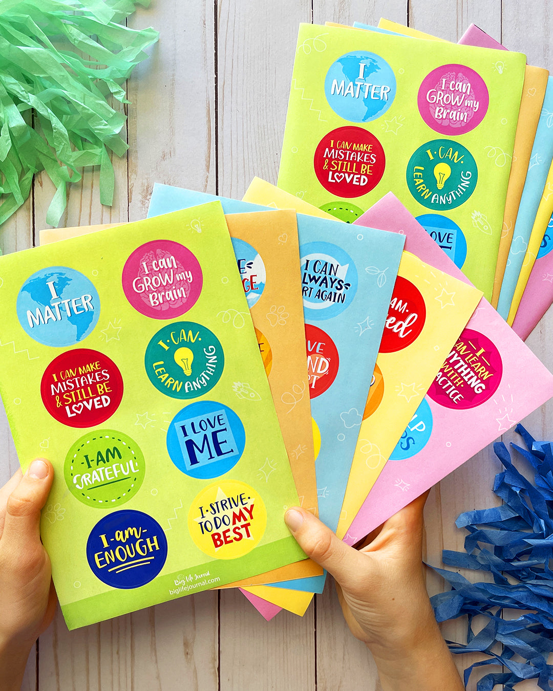 Growth Mindset Stickers - Big Life Journal product image