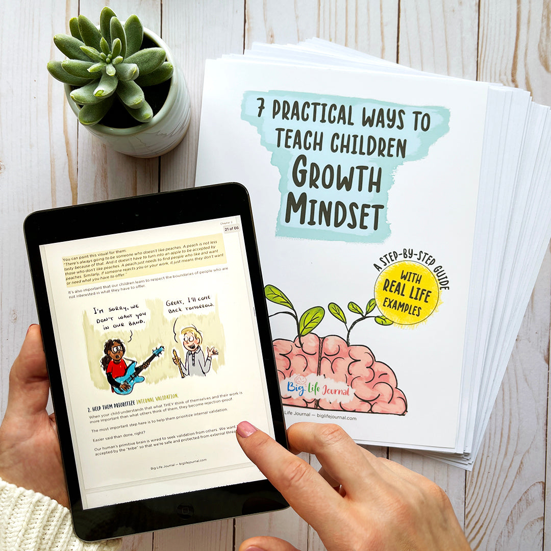 Growth Mindset Parenting Guide Pdf Audiobook Bundle Big Life Journal