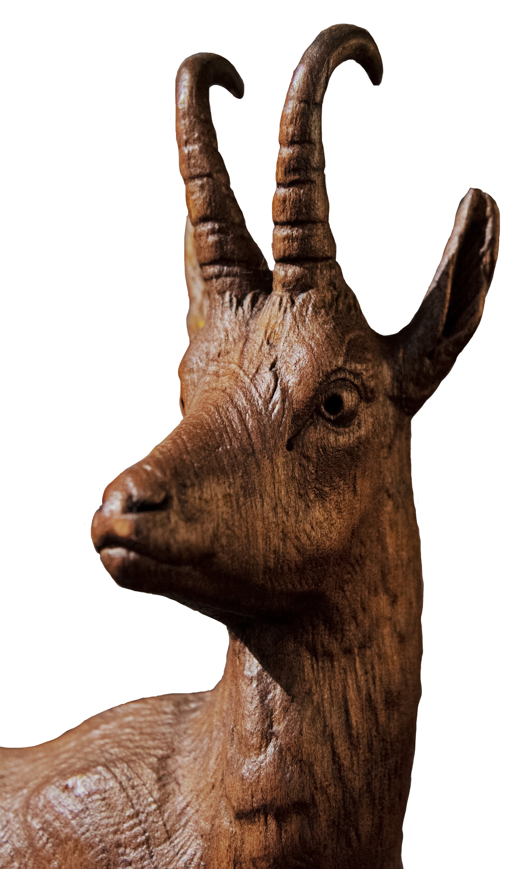 A Black Forest Ibex Sculpture