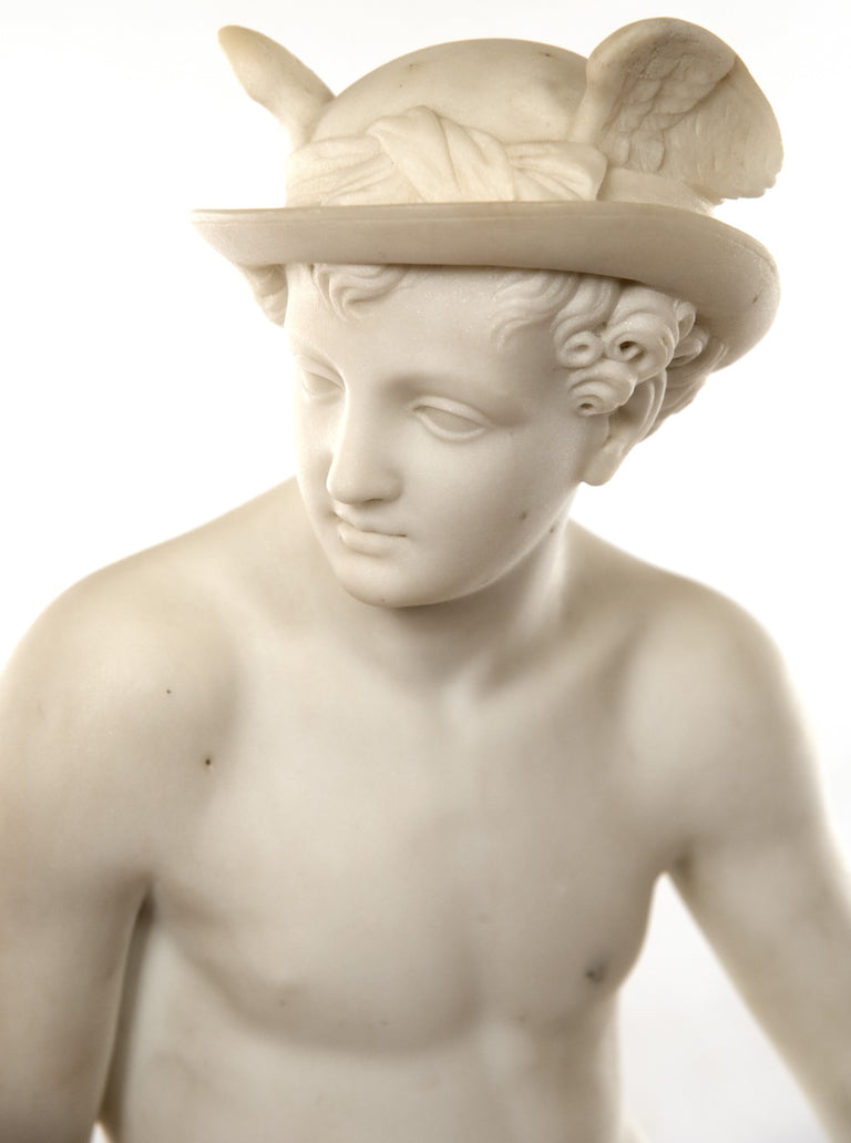 19th Century Marble Sculpture of Hermes – Anthonys Fine Art & Antiques