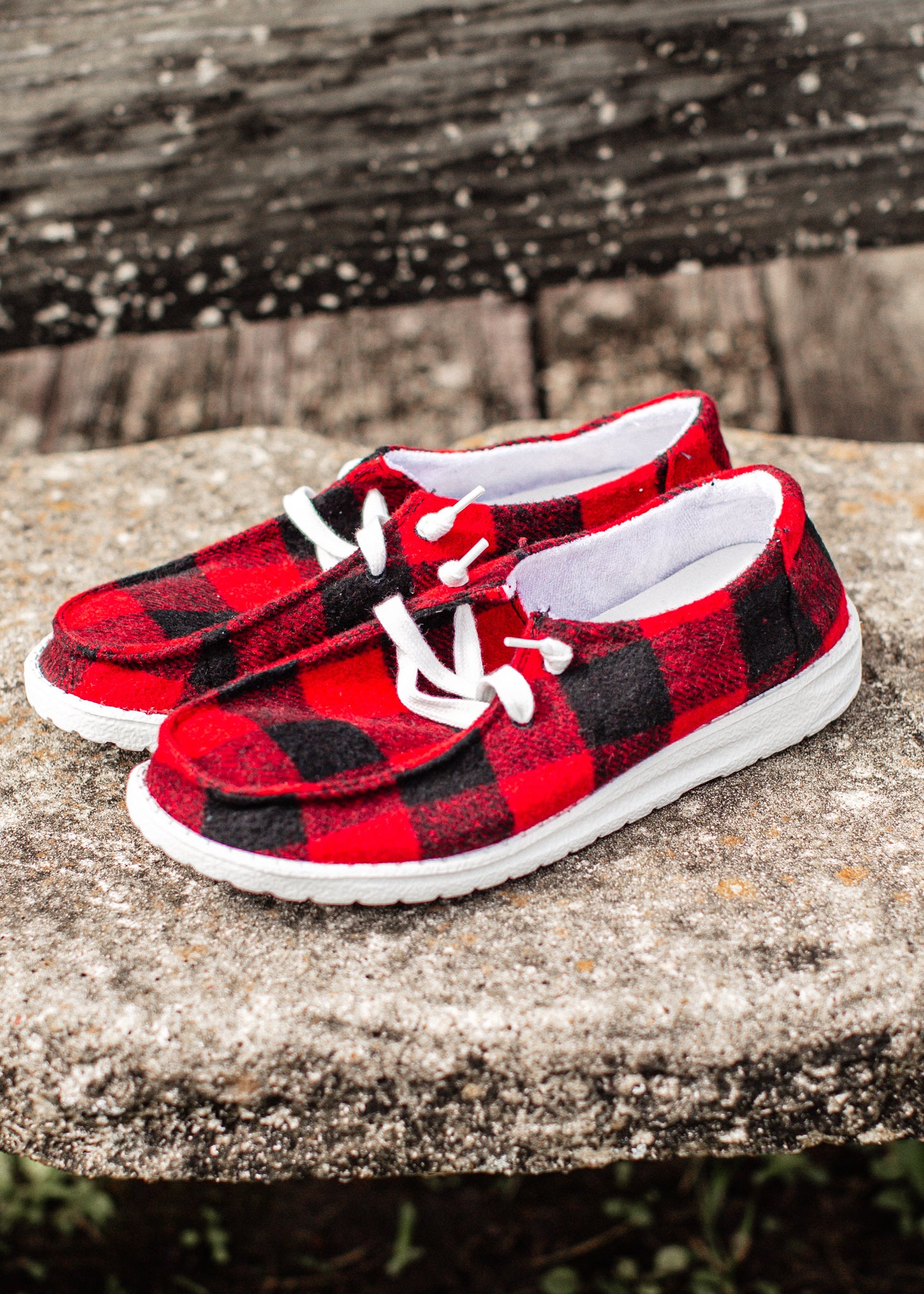 Pollie Shoes (6-10) *Buffalo Plaid 