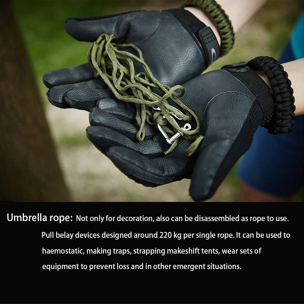 what is a paracord survival bracelet used for