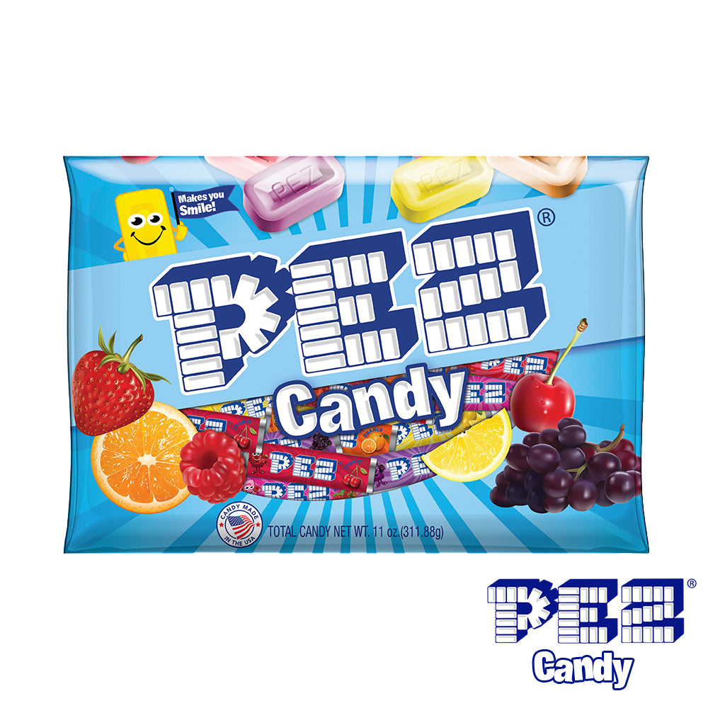 PEZ Assorted Fruit 11 oz. Bag PEZ Official Online Store PEZ Candy