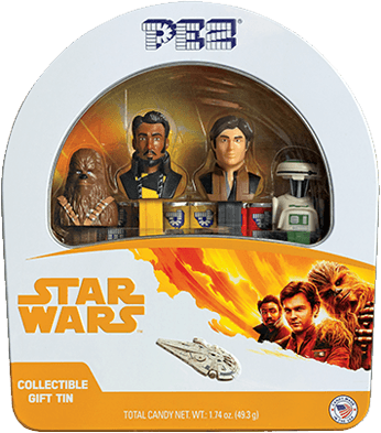 star wars pez tin