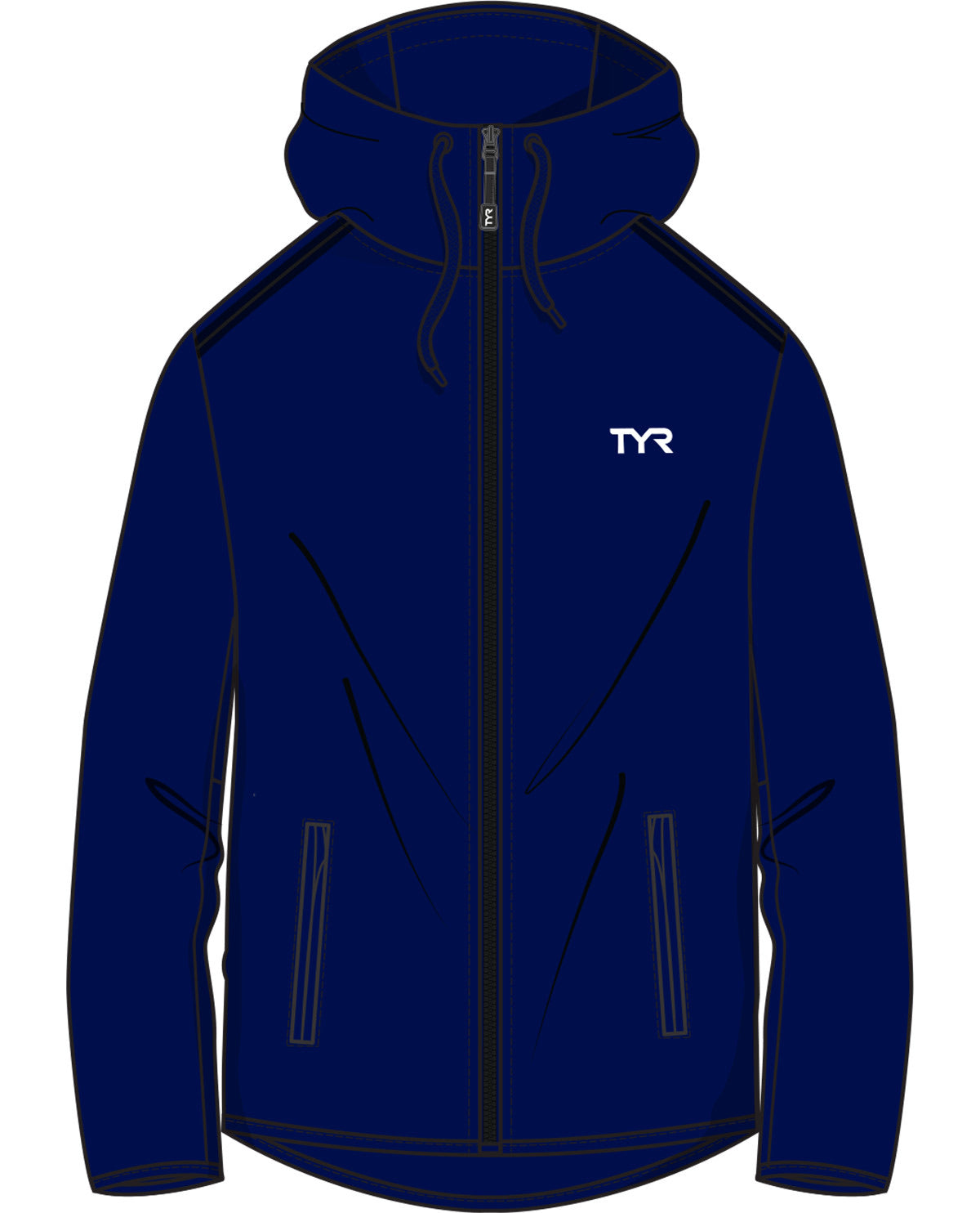 TYR Men's Team Warmup Zip Hoodie