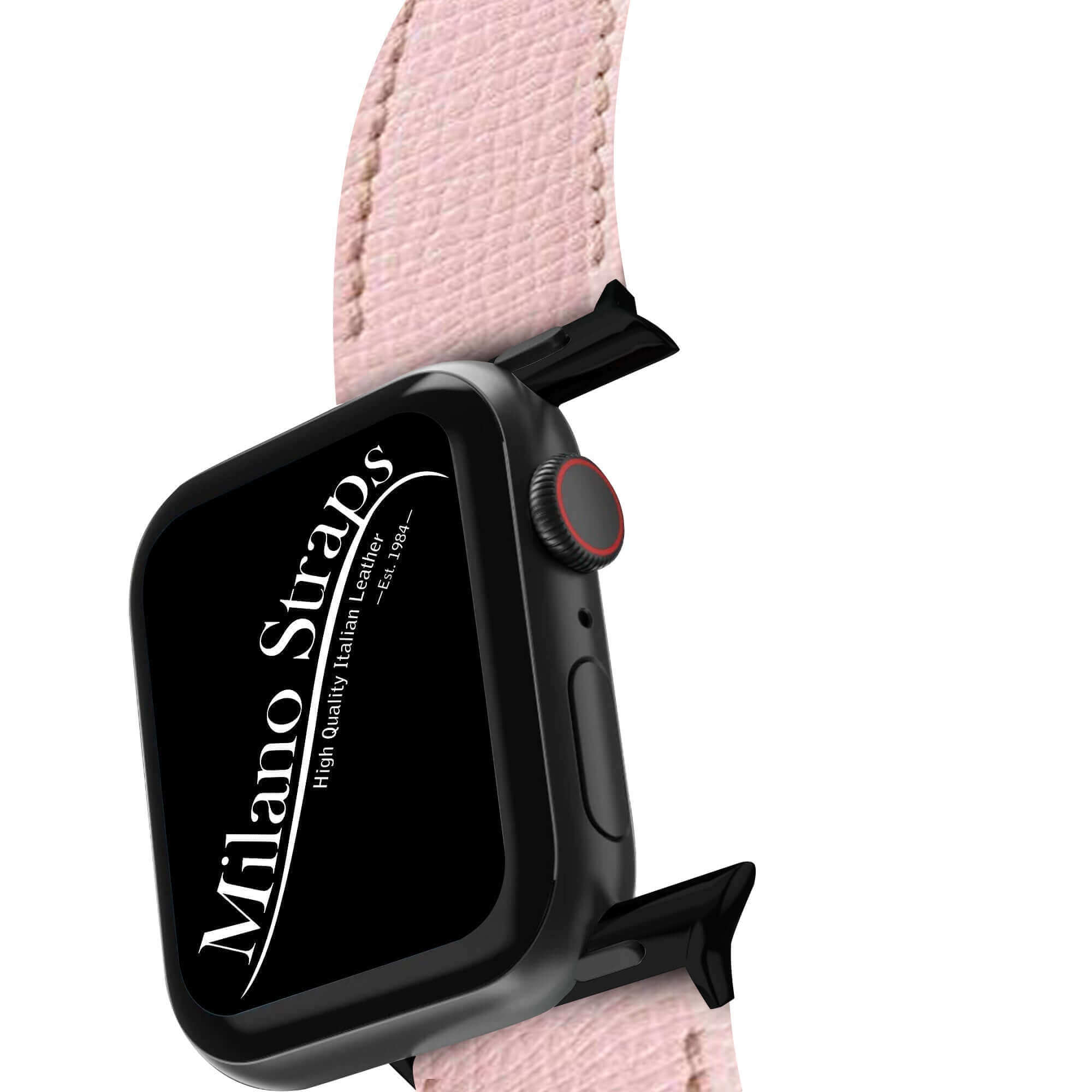 Apple Watch Leather Band ™ Suede Pink VintageStitches