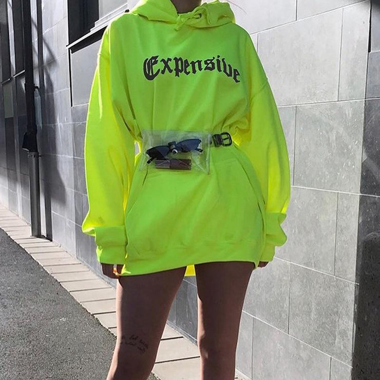 expensive neon hoodie
