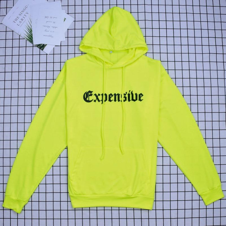 neon expensive hoodie