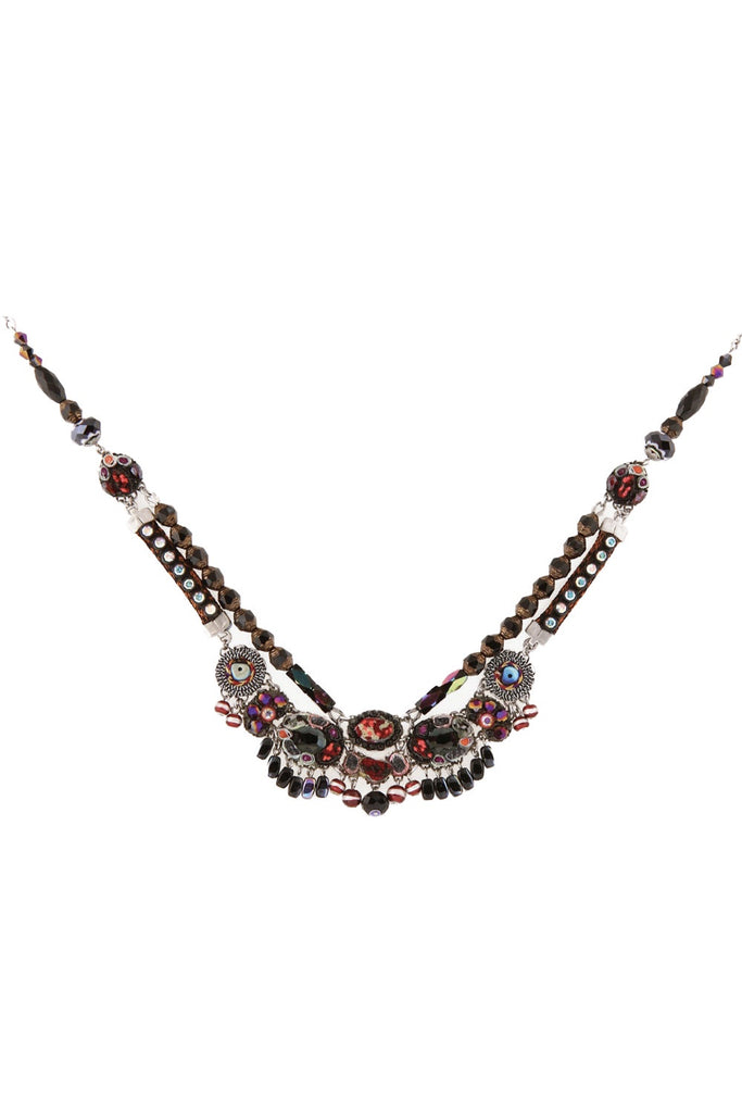 AYALA BAR THE HIP NECKLACE DARK MULTI