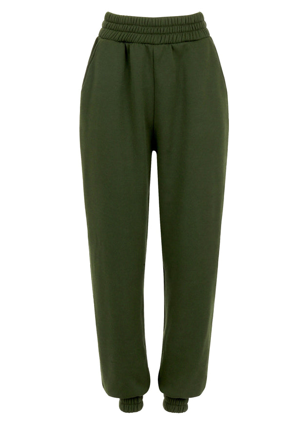 TAKEOFF TEDDY SWEATPANT // OLIVE