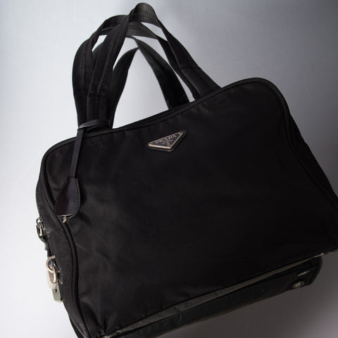 PRADA Galleria Medium Turquois￼ Saffiano Lux Bag Authenticated