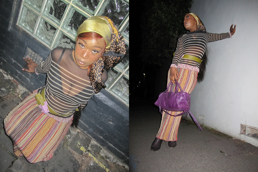 Rapper Mulalo in Jean Paul Gaultier and Missoni